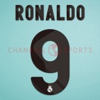 Real Madrid 2003-2005 Ronaldo #9 Homekit Nameset Printing