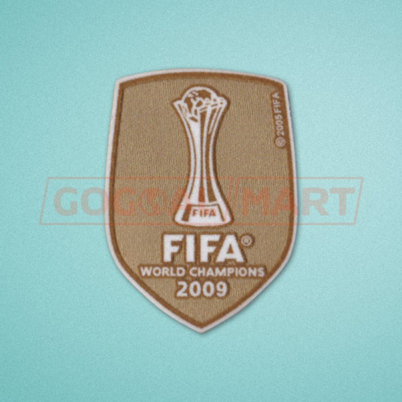 Fifa Club World Cup 2009 Winner Barcelona Home Sleeve Soccer Patch Badge