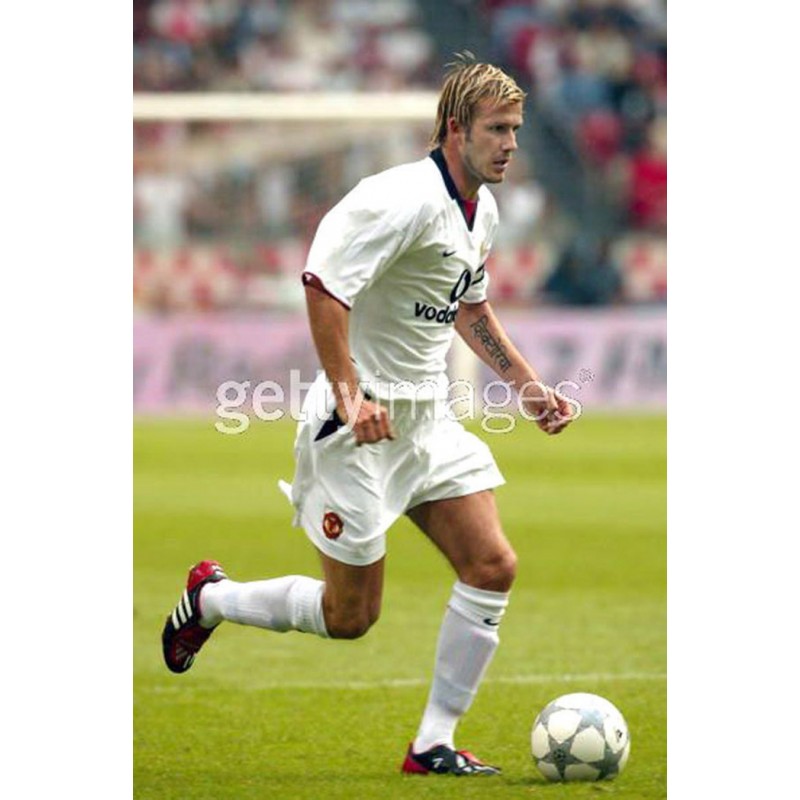 Original Men's Rare Manchester United Vodafone 2002-03 BECKHAM #7